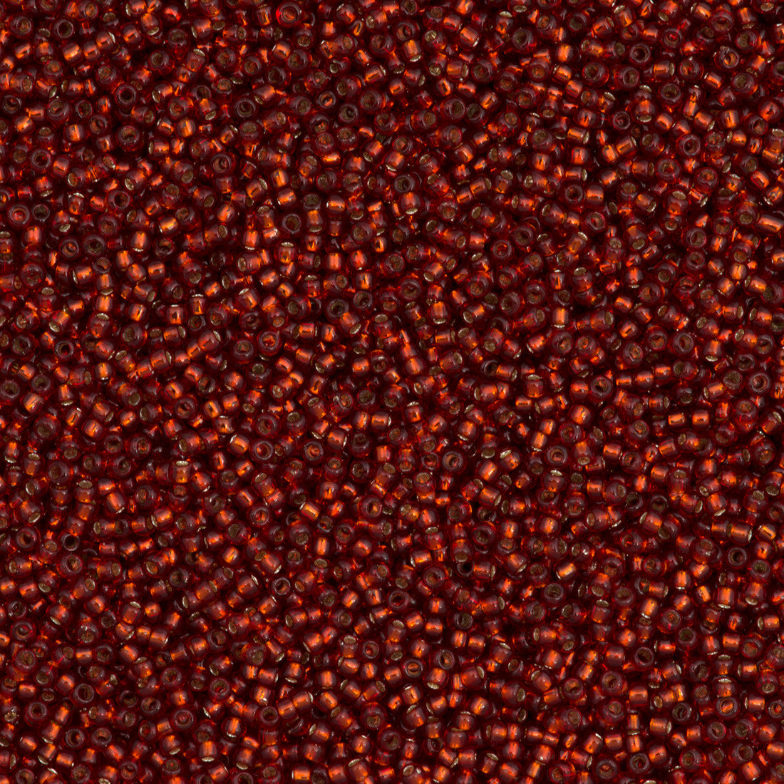 Toho Round Seed Bead 15/0 Silver Lined Garnet 2.5-inch Tube (25C)