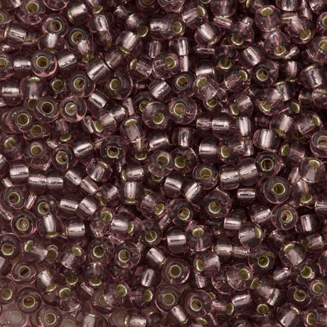 Miyuki Round Seed Bead 6/0 Silver Lined Amethyst 20g Tube (12)