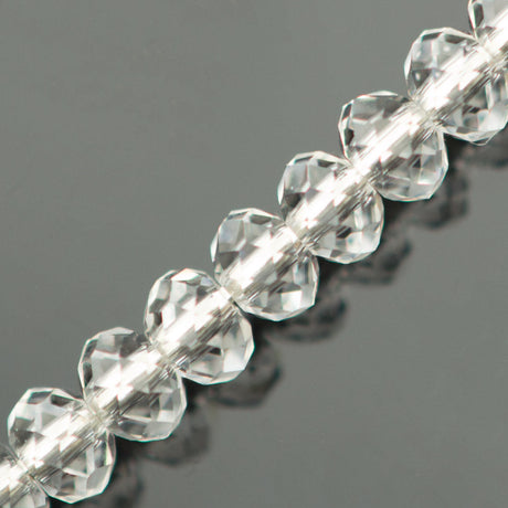 TRUE CRYSTAL 4x3mm Rondelle Bead Crystal (001)