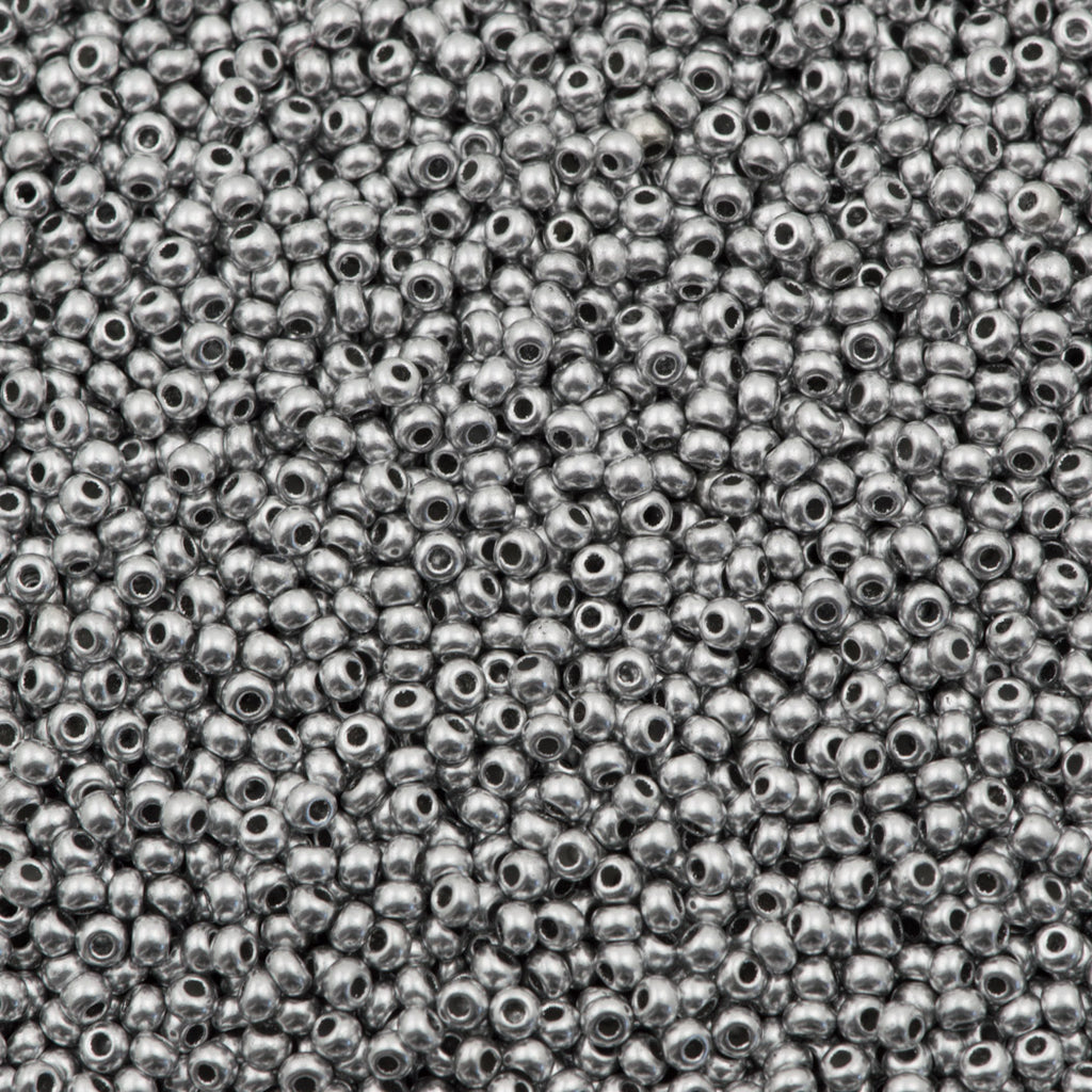 Dazzle-it! Silver-Lined Czech Seed Beads - Amethyst - 10/0