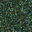 Miyuki Delica Seed Bead 15/0 Emerald Luster AB 2-inch Tube DBS125