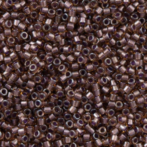 Miyuki Delica Seed Bead 10/0 Topaz Inside Dyed Color Amethyst 7g Tube DBM912