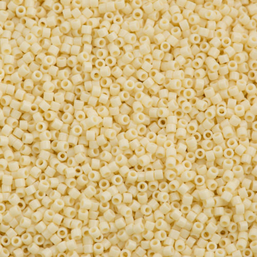 Miyuki Delica Seed Bead 10/0 Opaque Rich Cream 7g Tube DBM732