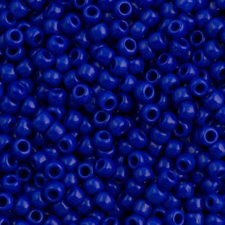 50g Toho Round Seed Beads 6/0 Opaque Cobalt (48)