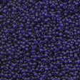 Toho Round Seed Bead 8/0 Transparent Matte Dark Cobalt 5.5-inch tube (8DF)