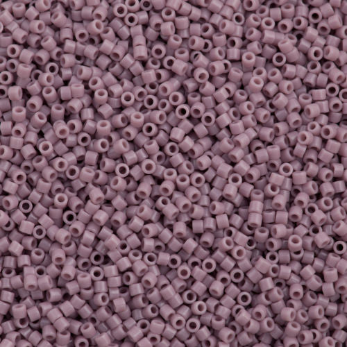 Miyuki Delica Seed Bead 15/0 Opaque Lilac 2-inch Tube DBS728