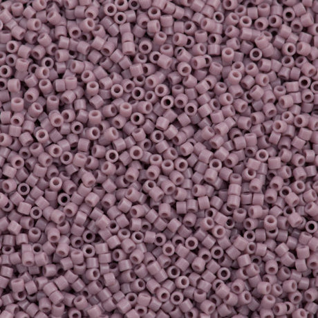 Miyuki Delica Seed Bead 15/0 Opaque Lilac 2-inch Tube DBS728