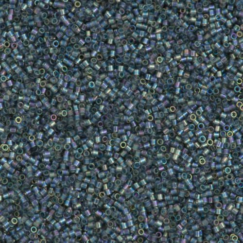 Miyuki Delica Seed Bead 15/0 Transparent Grey AB 5g DBS179