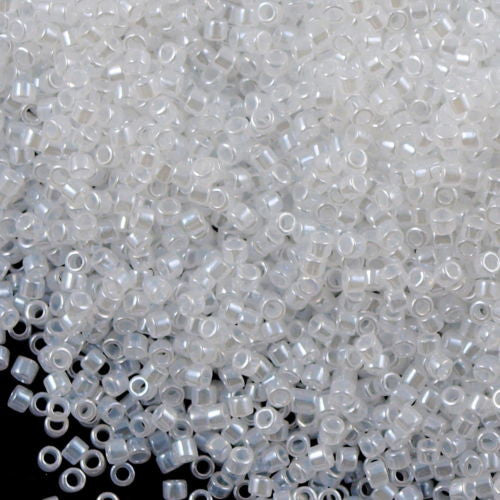 Miyuki Delica Seed Bead 15/0 Ceylon White 2-inch Tube DBS231