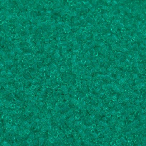 25g Miyuki Delica Seed Bead 11/0 Transparent Dyed Light Aqua DB1304