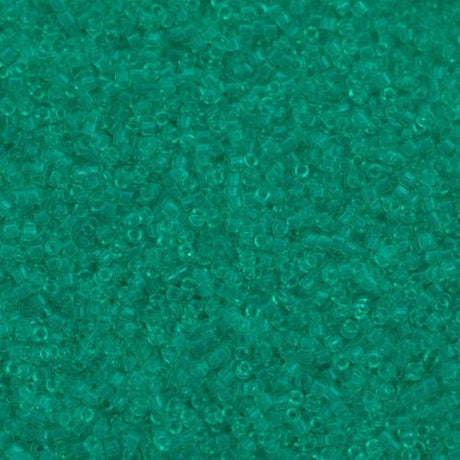 25g Miyuki Delica Seed Bead 11/0 Transparent Dyed Light Aqua DB1304