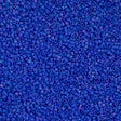 Miyuki Delica Seed Bead 15/0 Opaque Matte Lapis AB 2-inch Tube DBS1597