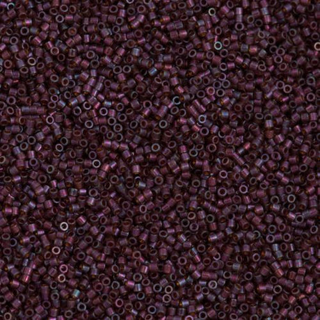 Miyuki Delica Seed Bead 15/0 Pink Luster Topaz 2-inch Tube DBS129