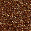 25g Miyuki Delica Seed Bead 11/0 Topaz Gold Luster DB121