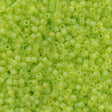 25g Miyuki Delica Seed Bead 11/0 Matte Transparent Peridot AB DB860