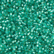 25g Miyuki Delica seed bead 11/0 Opal Silver Lined Dyed Aqua DB627