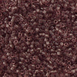 Miyuki Delica Seed Bead 15/0 Transparent Lilac 2-inch Tube DBS711