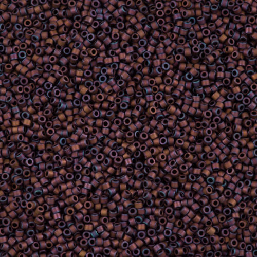 Miyuki Delica Seed Bead 10/0 Matte Copper 7g Tube DBM312