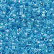 Miyuki Delica Seed Bead 10/0 Lined Sky Blue AB 7g Tube DBM57