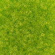 Miyuki Delica Seed Bead 15/0 Transparent Lime Green 2-inch Tube DBS712