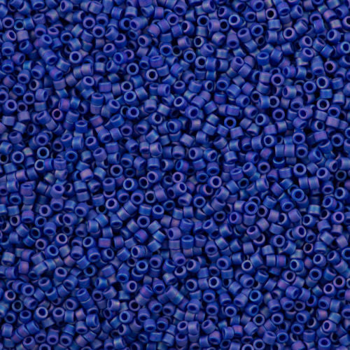 25g Miyuki Delica Seed Bead 11/0 Matte Cobalt DB880