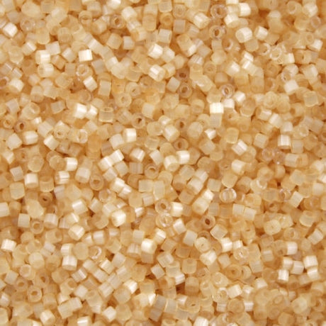 25g Miyuki Delica Seed Bead 11/0 Topaz Silk Satin DB674