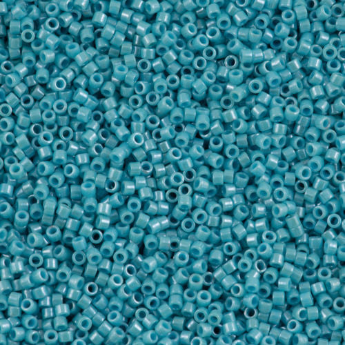 Miyuki Delica Seed Bead 10/0 Opaque Light Aqua 7g Tube DBM217