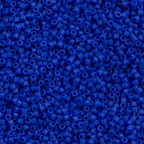 25g Miyuki Delica Seed Bead 11/0 Opaque Lapis DB1138