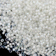 Miyuki Delica Seed Bead 10/0 Inside Color Lined White 7g Tube DBM66