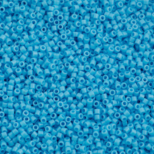 Miyuki Delica Seed Bead 10/0 Opaque Light Blue 7g Tube DBM725