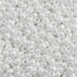 Miyuki Round Seed Bead 8/0 White Ceylon 22g Tube (528)