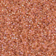 Miyuki Delica Seed Bead 10/0 Inside Dyed Color Peach AB 7g Tube DBM54