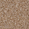 Miyuki Delica Seed Bead 15/0 Transparent Silver Lined Pink Mist 2-inch Tube DBS1203