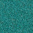 Miyuki Delica Seed Bead 15/0 Opaque Turquoise AB 2-inch Tube DBS166