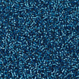 Miyuki Delica Seed Bead 15/0 Silver Lined Capri Blue 2-inch Tube DBS149