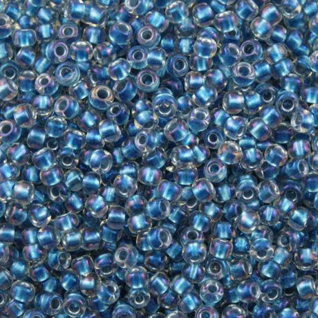 50g toho Round Seed Bead 8/0 Inside Color Lined Denim (263)