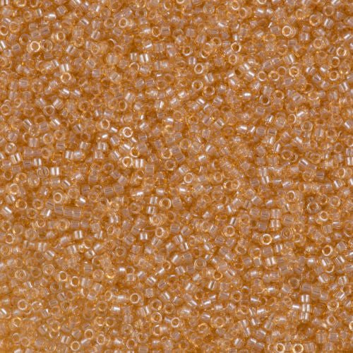 Miyuki Delica Seed Bead 10/0 Light Topaz Luster 7g Tube DBM101