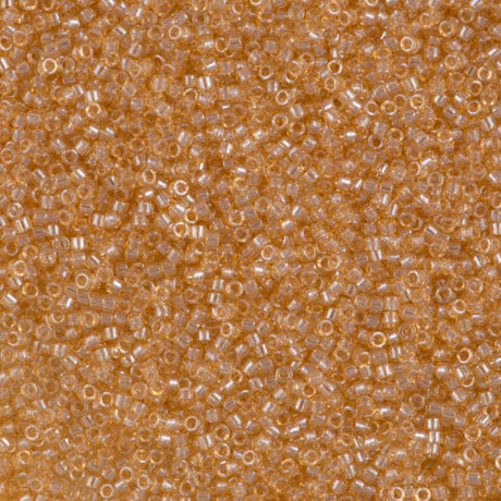 Miyuki Delica Seed Bead 10/0 Light Topaz Luster 7g Tube DBM101