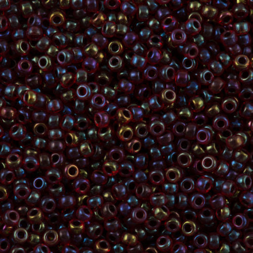 Miyuki Round Seed Bead 11/0 Garnet Lined Ruby 22g Tube (367)