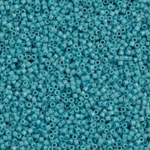 Miyuki Delica Seed Beads 11/0 Opaque Cream AB DB157 6.8 Gr