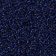 25g Miyuki Delica seed bead 11/0 Silver Lined Royal Blue DB183