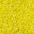 Miyuki Delica Seed Bead 15/0 Opaque Yellow AB 2-inch Tube DBS160