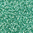 25g Miyuki Delica Seed Bead 11/0 Opal Silver Lined Dyed Light Aqua DB626