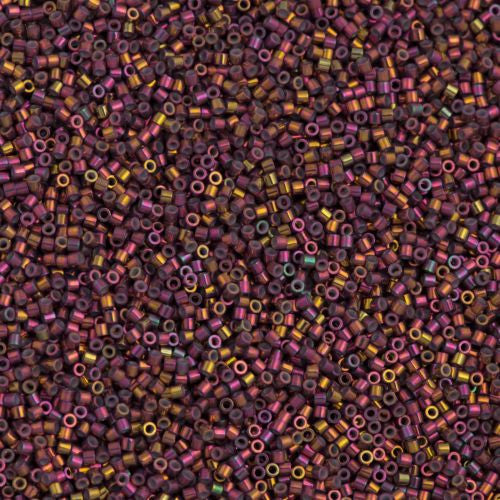 Miyuki Delica Seed Bead 15/0 Teaberry Luster 2-inch Tube DBS1013