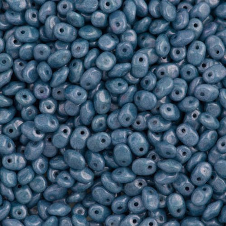 Super Uno 2x5mm Beads Opaque Blue Luster 21g Tube (14464P)