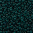 Toho Round Seed Bead 11/0 Transparent Matte True Teal 2.5-inch Tube (7BDF)