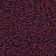 Miyuki Round Seed Bead 11/0 Purple Cranberry Gold Luster 22g Tube (313)