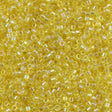 Miyuki Delica Seed Bead 15/0 Transparent Yellow AB 2-inch Tube DBS171