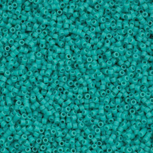 Miyuki Delica Seed Bead 11/0 Matte Turquoise 2-inch Tube DB759