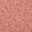 Miyuki Delica Seed Bead 11/0 Opaque Matte Creamy Nectarine AB 2-inch Tube DB1523